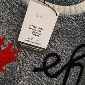 25 85111 Canada Eh Pullover Grey Mix style #85111  iconic canada eh cozy comfort